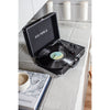 Image of The Journey+ Portable Suitcase Record Player with 3-speed Turntable, Black