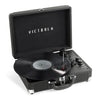 Image of The Journey+ Portable Suitcase Record Player with 3-speed Turntable, Black