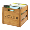 Image of Victrola Holz Aufzeichnen und Vinyl Kiste