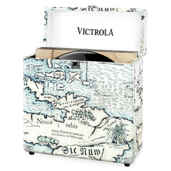 The Collector  Storage Case for Vinyl Turntable Records, Map Print