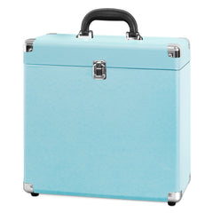 The Collector  Storage Case for Vinyl Turntable Records, Turquoise