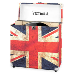 The Collector Storage Case for Vinyl Turntable Records, UK Flag