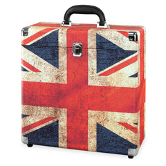 The Collector Storage Case for Vinyl Turntable Records, UK Flag