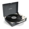 Image of The Re-Spin Sustainable Bluetooth Suitcase Record Player, Gray