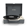 Image of The Re-Spin Sustainable Bluetooth Suitcase Record Player, Gray
