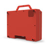 Image of The Re-Spin Sustainable Bluetooth Suitcase Record Player, Red