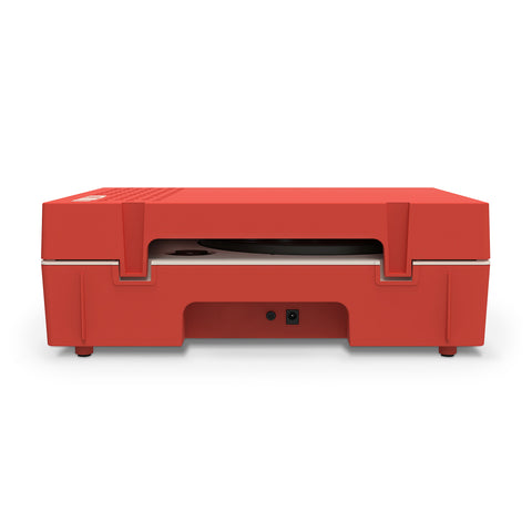 The Re-Spin Sustainable Bluetooth Suitcase Record Player, Red
